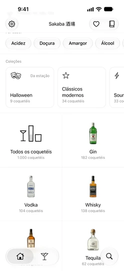 Início rolada até Coleções, com a prateleira de Halloween, da estação, em primeiro lugar