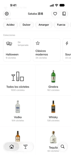 Inicio desplazado hasta Colecciones, con el estante de temporada de Halloween en primer lugar